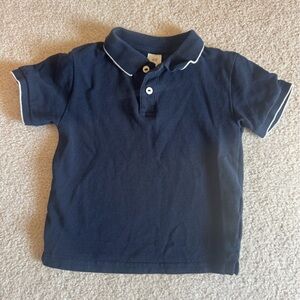 H&M Dark Blue Kids Polo with White Trim
